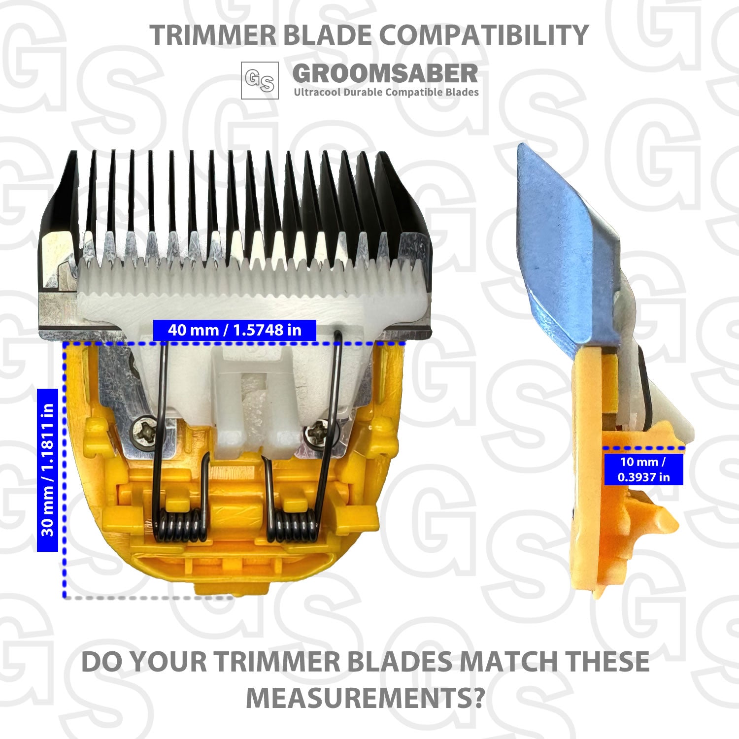3F MaxFit PRO Hondentondeuse Mes (12,5 mm)
